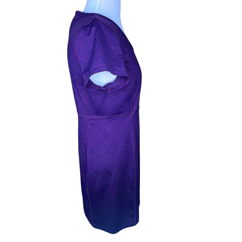 Duluth Trading Co. Women’s Athletic Casual Plum/Navy Dress Size Small - Picture 4 of 9